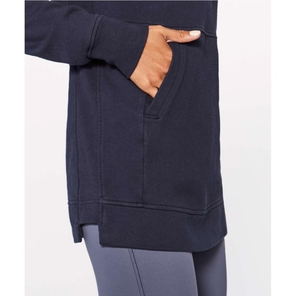 Lululemon | Press Pause Pullover Midnight Navy Size 4 - Picture 3 of 11